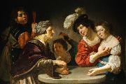 Jan van Bijlert Entremetteuse painting